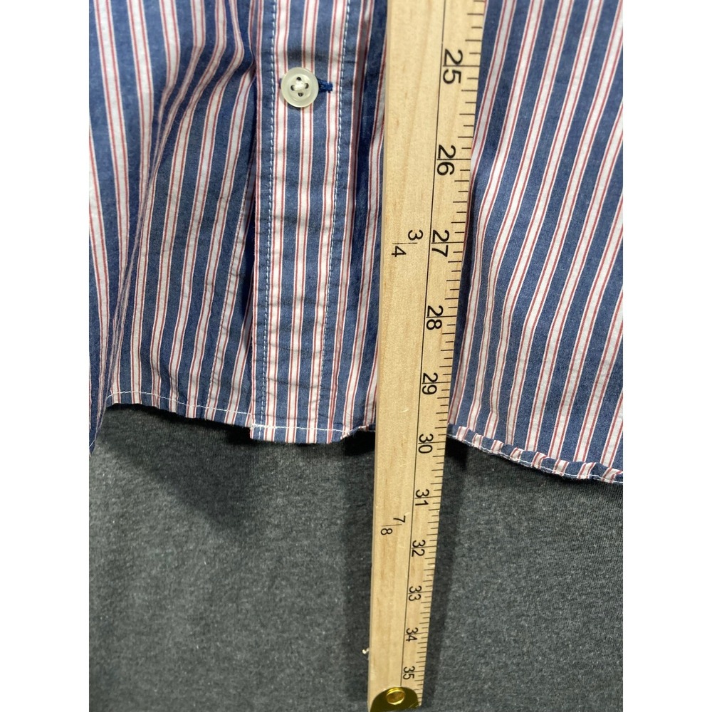 GAP Mens Striped Button Down Shirt Long Sleeve Casual Business Size L - Picture 8 of 12